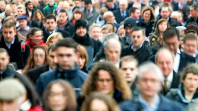 A crowded street